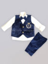 Navy Blue boys first birthday outfit Online