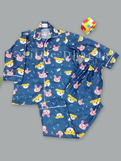 Baby Boys Dog Print Night Suit