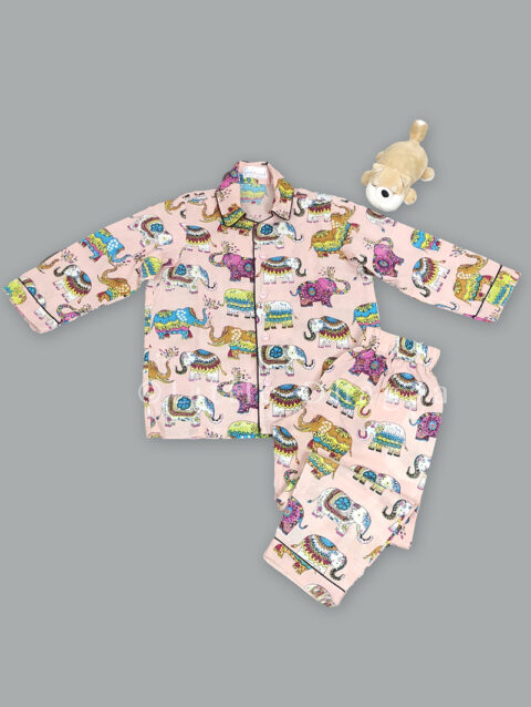 Elephant Printed Baby Night Suit Online India