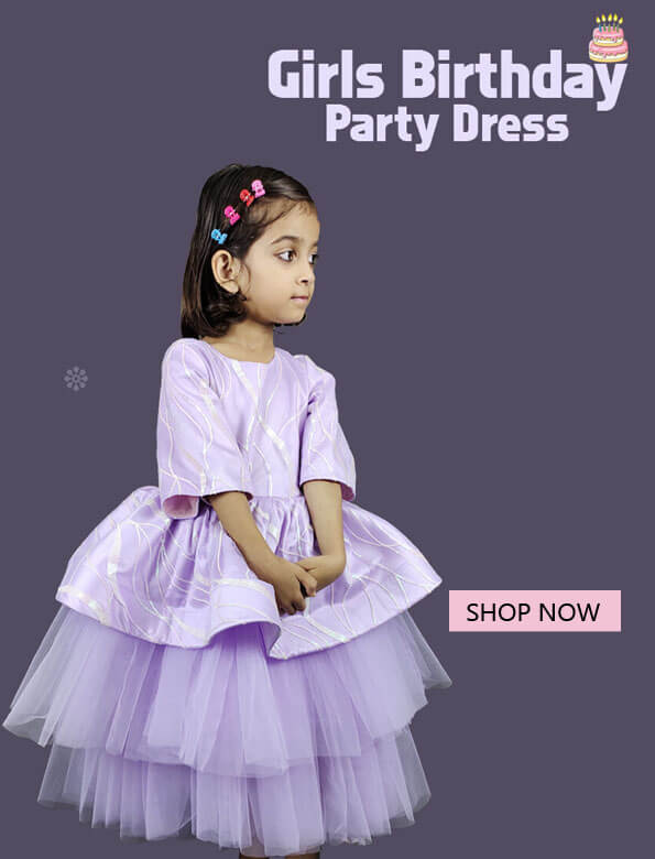 Baby Girl Birthday party Dresses Online In India