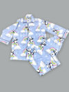 Panda Rainbow Print Cotton Night Suit for Girls